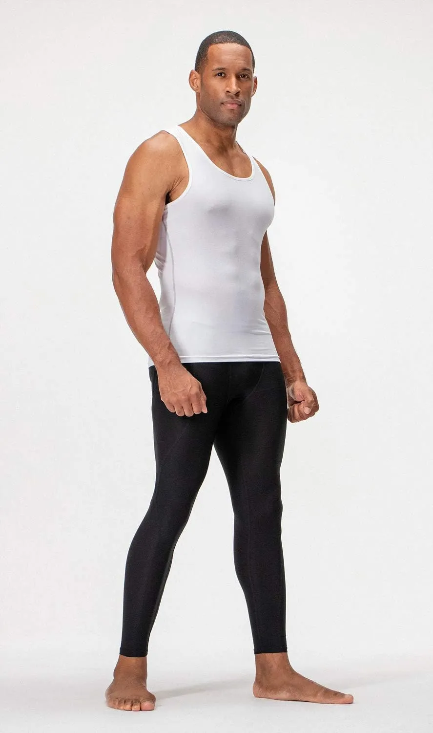DEVOPS 3 Pack Men's Muscle Dry Fit Compression Tank Top