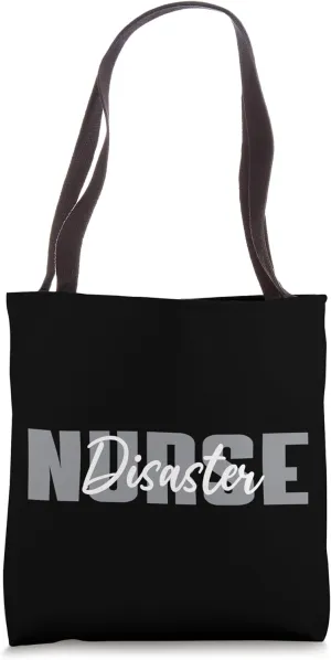 Disaster Nurse Typeset Apparel Emergency Preparedness Tote Bag