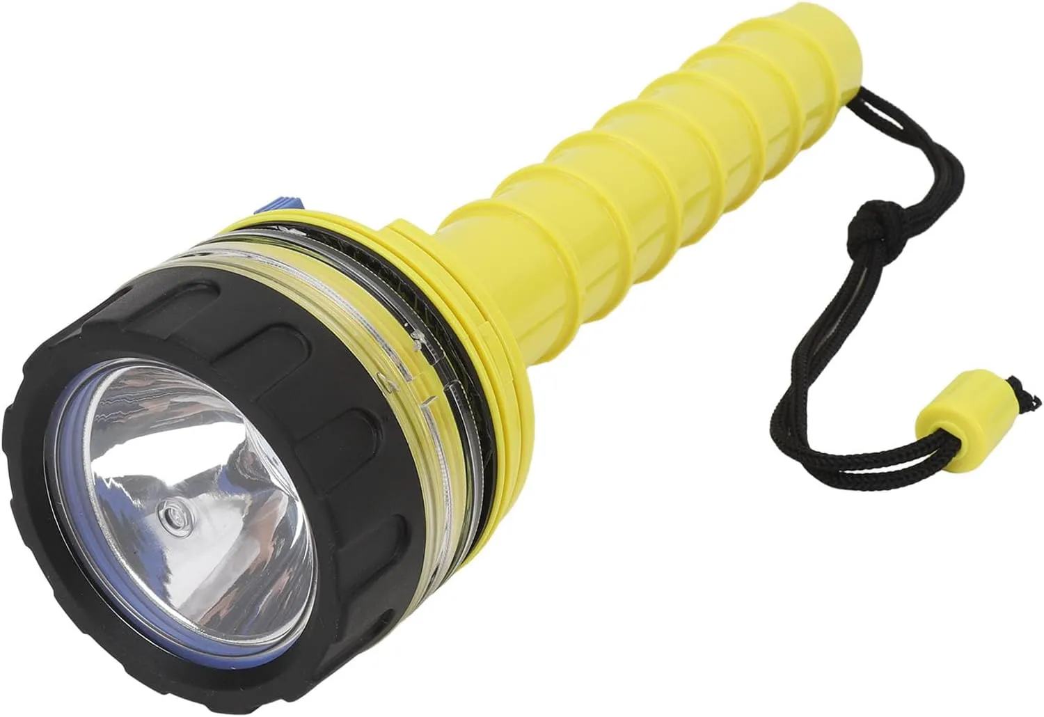 Dive Flashlight,LED Diving Torch,Aluminum Alloy Anti Slip LED Submersible Flashlight for Underwater Camping Scuba Diving Yellow Light Marine Grade Torch Adjustable Beam