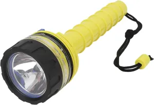Dive Flashlight,LED Diving Torch,Aluminum Alloy Anti Slip LED Submersible Flashlight for Underwater Camping Scuba Diving Yellow Light Marine Grade Torch Adjustable Beam