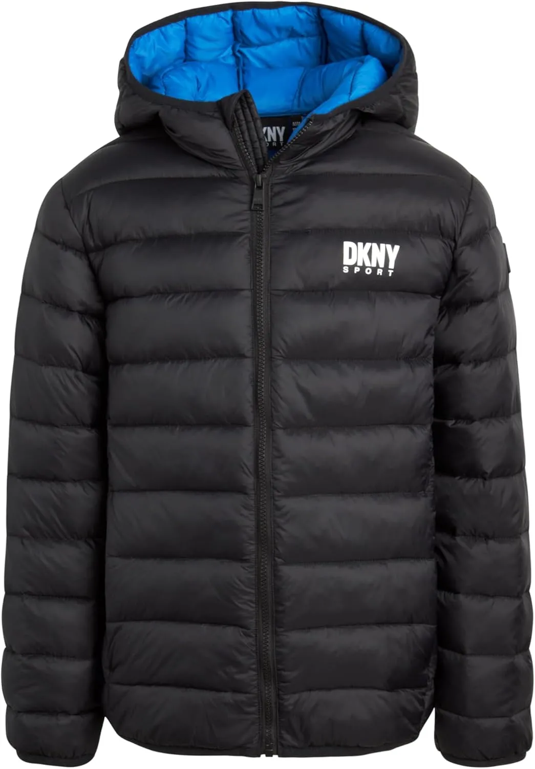 DKNY Boys Jacket – Midweight Insulated Quilted Outerwear Parka Puffer Coat – Water Resistant Boys Winter Hooded Jacket (8-20)