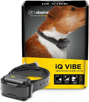 Dogtra iQ Vibe Vibration Only No Bark Collar Rechargeable Waterproof Compact