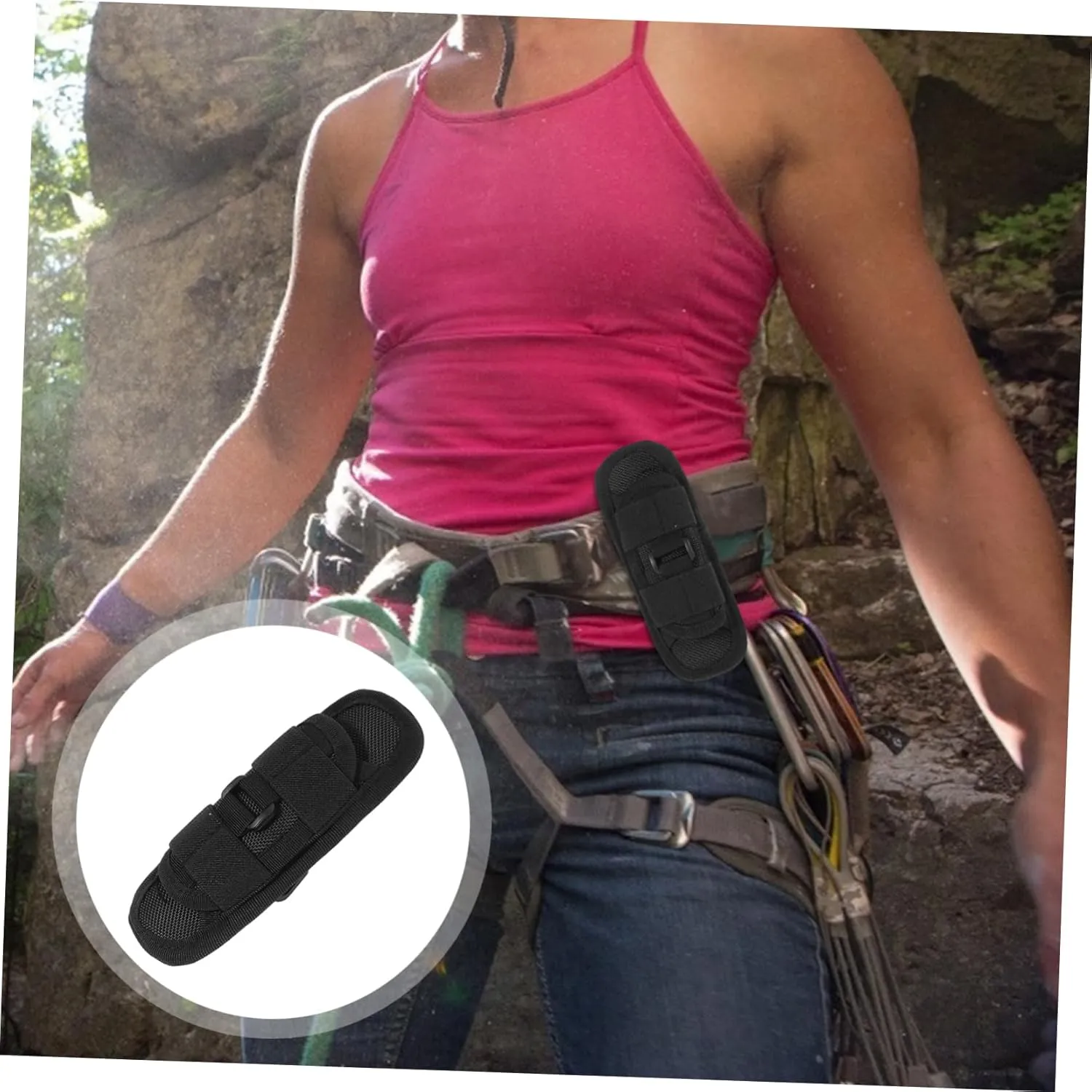 DOITOOL 2pcs Flashlight Pouch Flashlight Carry Case Flashlight Holster Leather Case Flashlight Case Belt