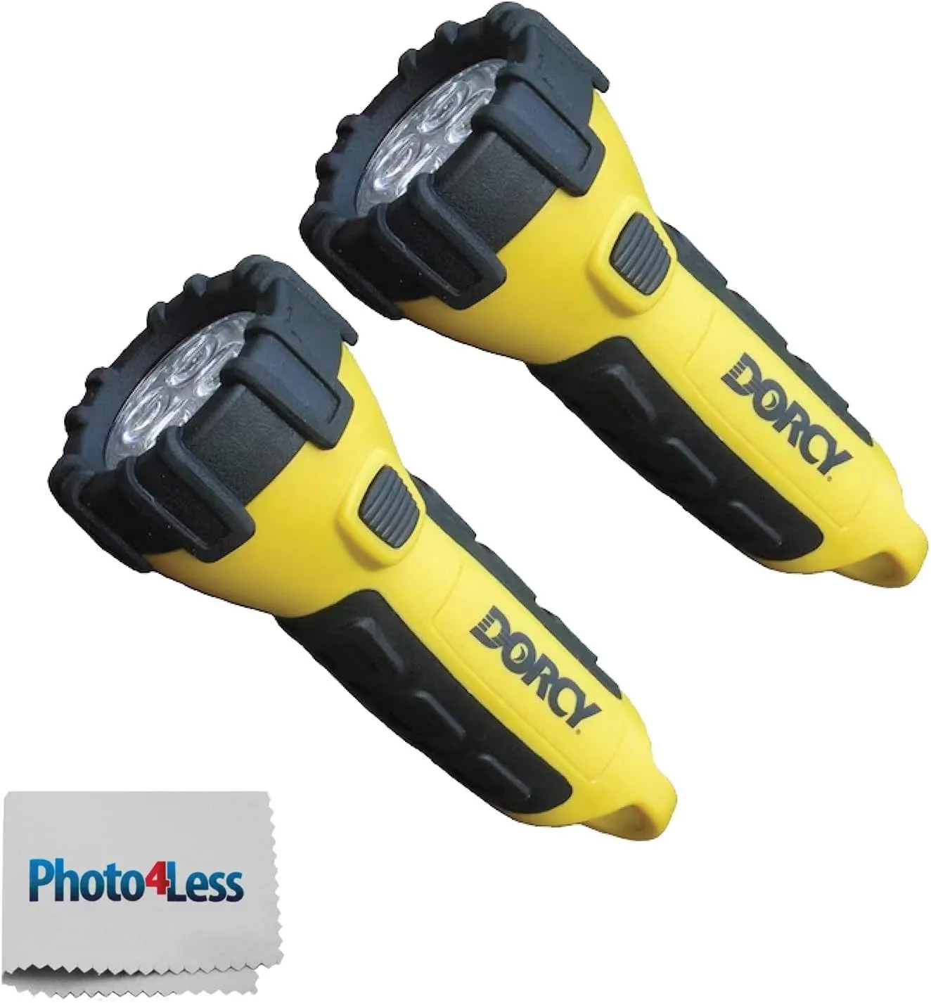Dorcy 150 Lumen Yellow Floating Flashlight - 2-Pack