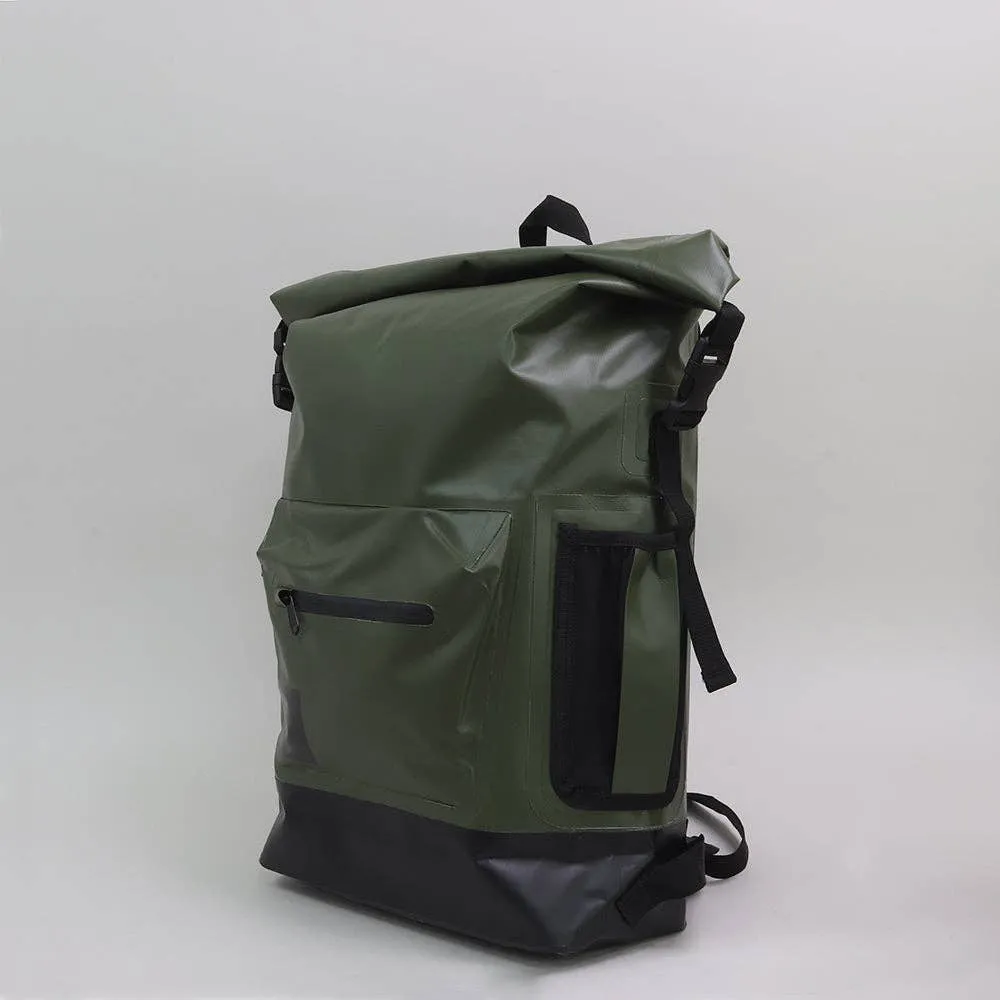 Dry Bag Roll Top Cooler Backpack Green