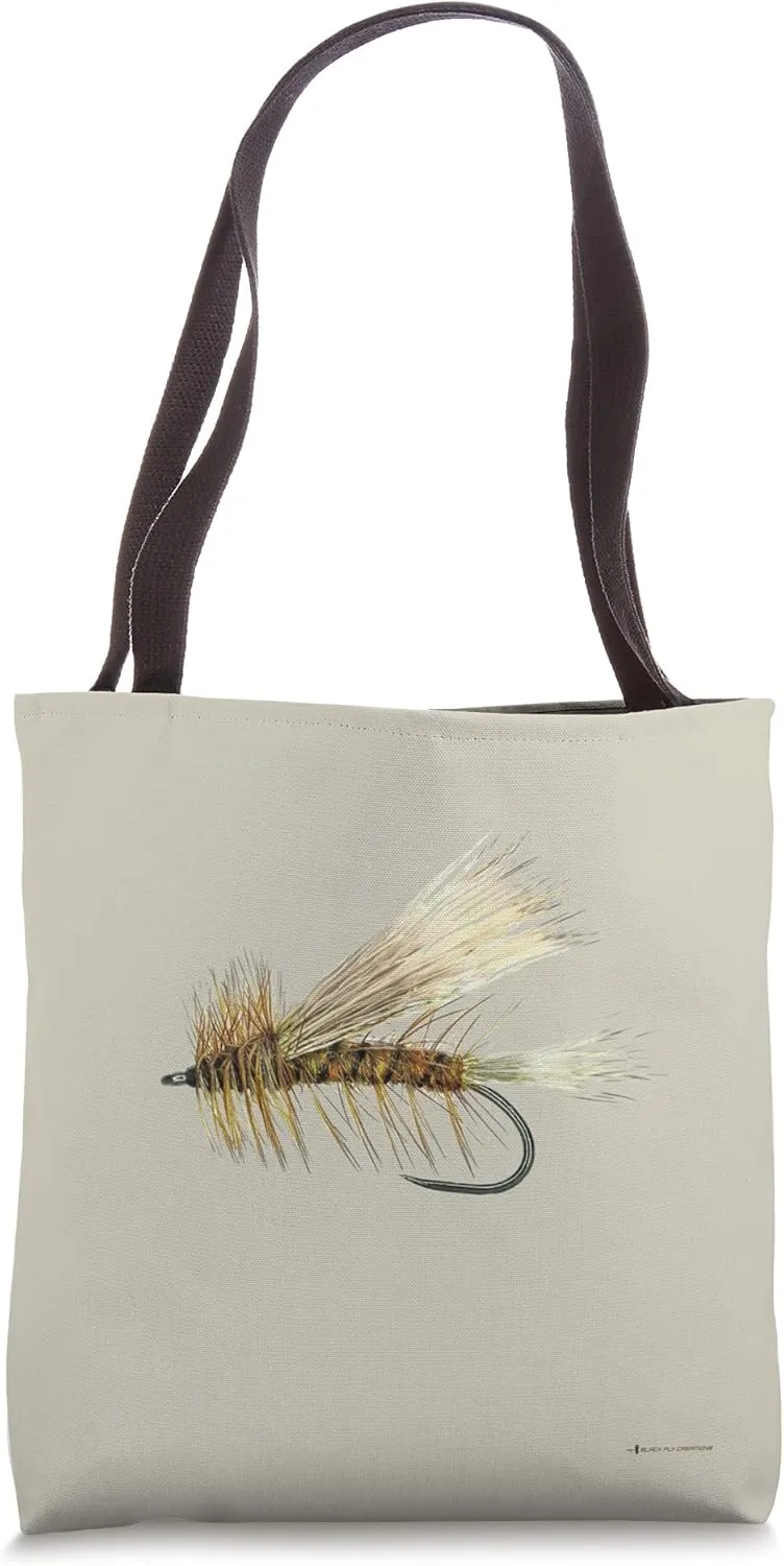 Dry Flies Stimulator Fly Fishing Shirts & Decor by Black Fly Tote Bag