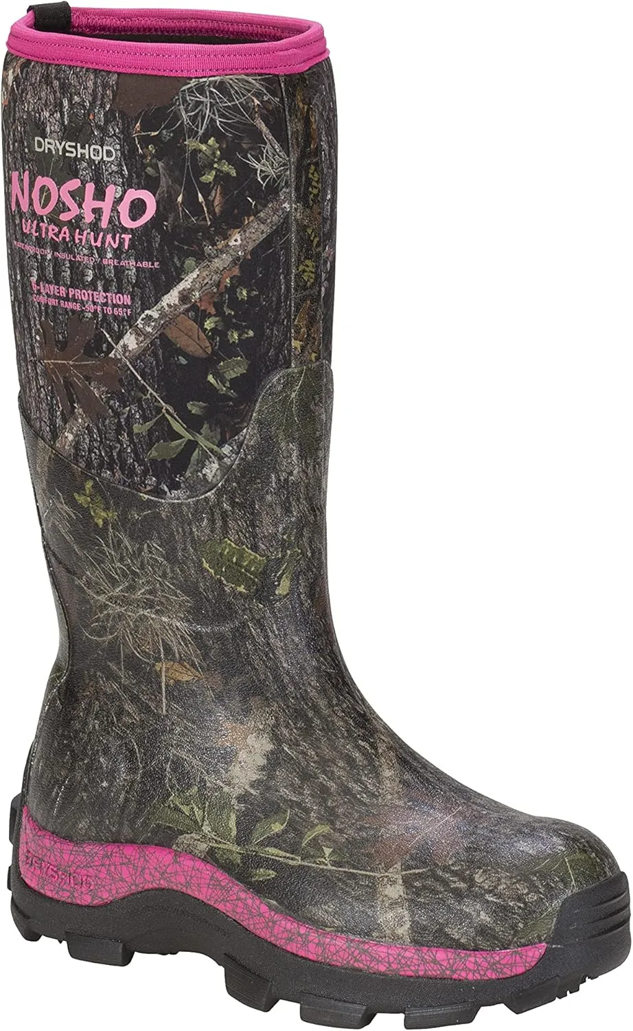 Dryshod Womens NoSho Ultra Hunt Cold-Conditions Hunting Boot