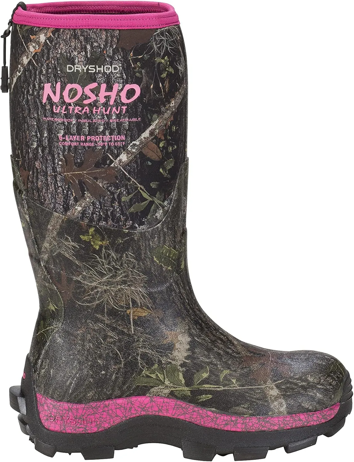 Dryshod Womens NoSho Ultra Hunt Cold-Conditions Hunting Boot