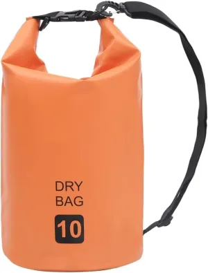 Durable Waterproof Dry Bag for Stress-Free Outdoor Adventures, Lightweight and Compact, Orange, 2.6 Gallon Capacity