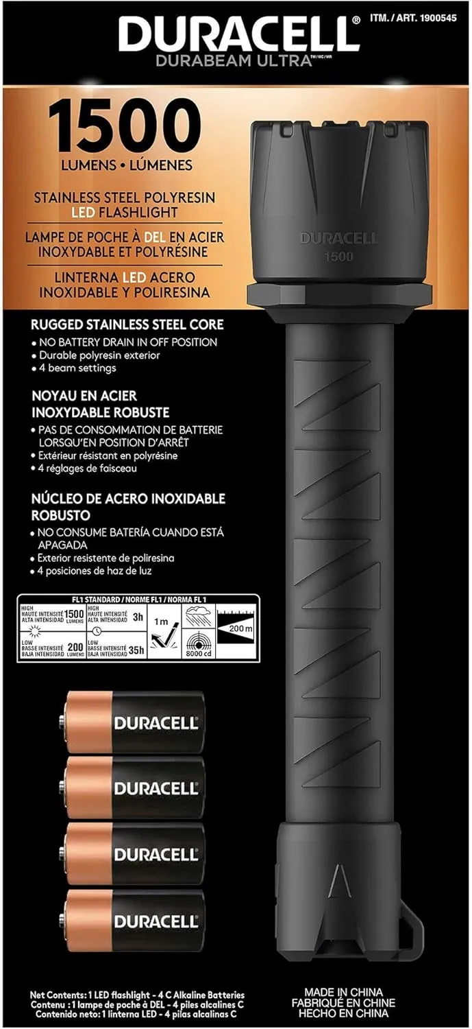 Duracell 1500 Lumen Flashlight