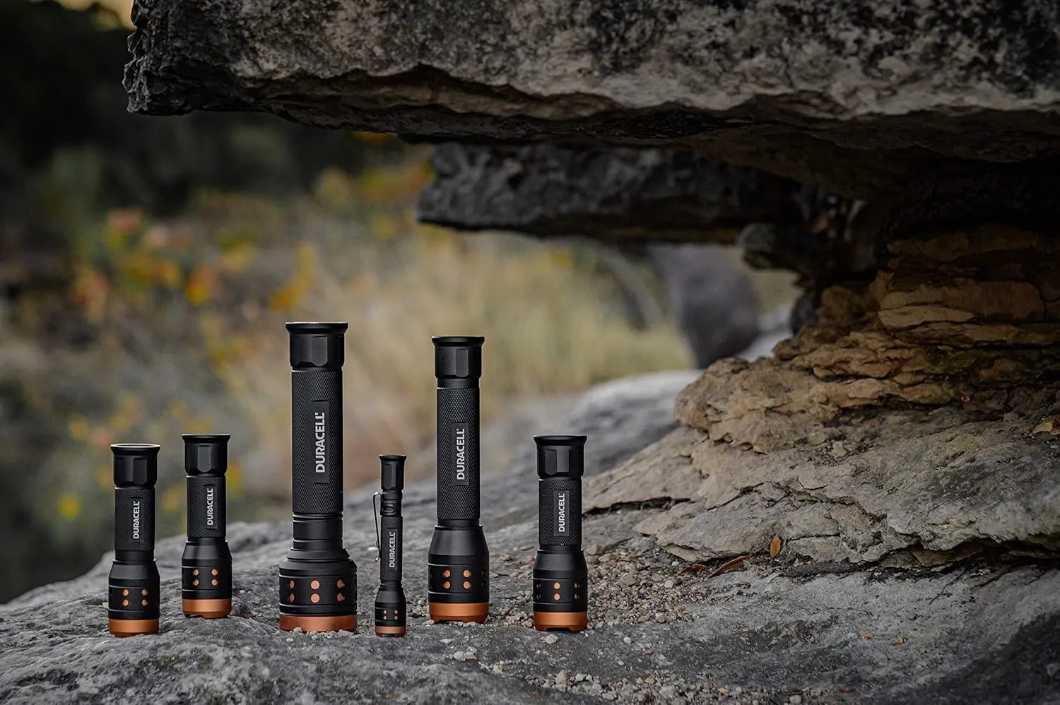 Duracell 550 Lumen Aluminum Focusing Flashlight for Everyday Use - Ultra-Light and Easy to Carry Design with 3 Modes and 3-AAA Batteries Included. Great for in-Door & Out-Door Use