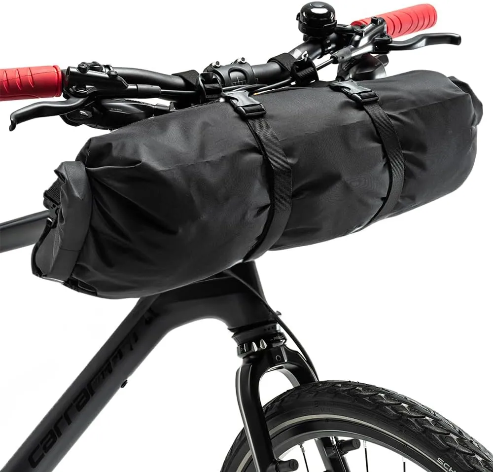 EasyRider Bike Handlebar Bag - Waterproof, Durable Cordura Fabric & Bicycle Equipment Holster Set - Front Biking Storage, Bikepacking Dry Bag for Cycling Travels - 10 lt