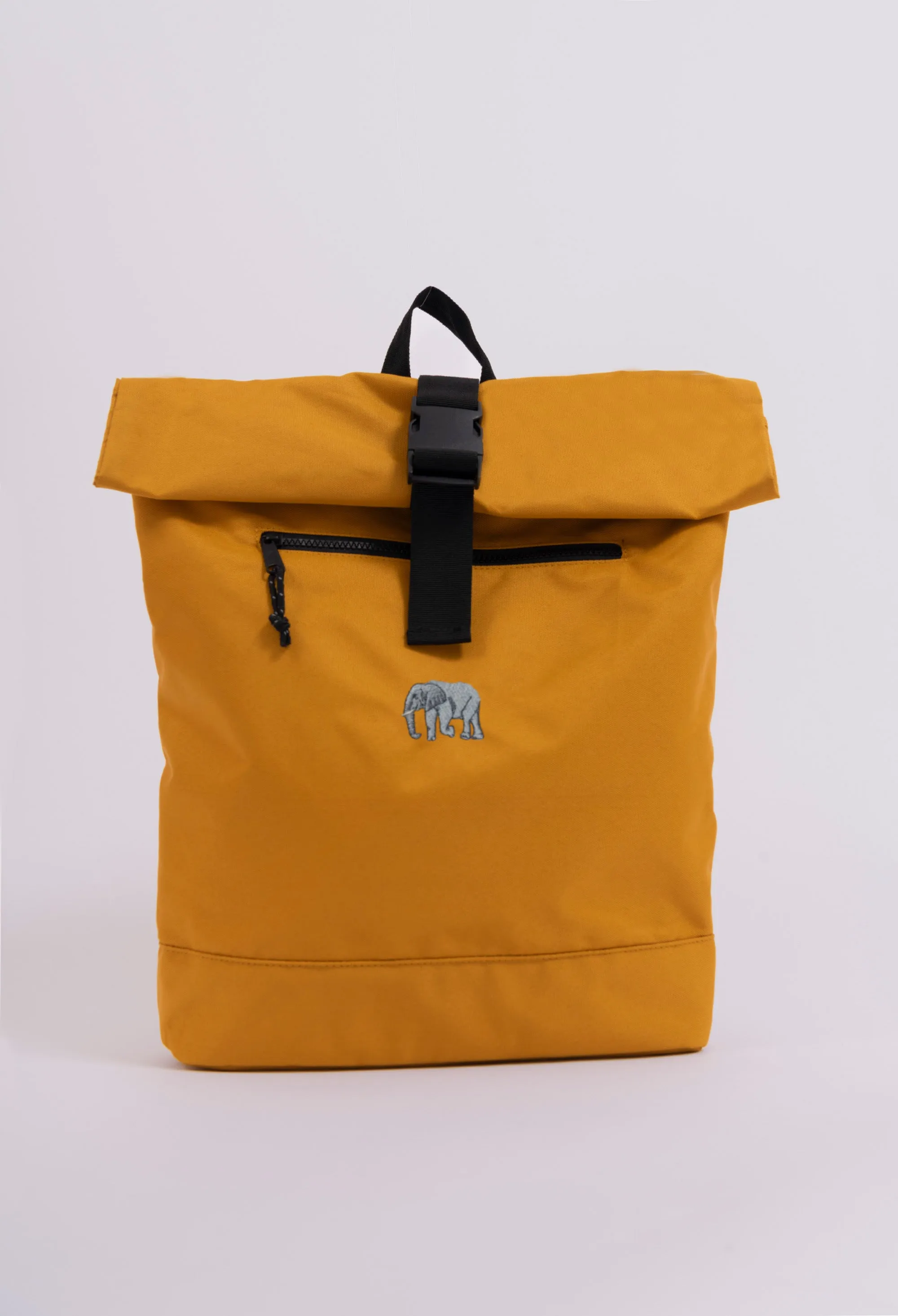 elephant recycled roll-top backpack