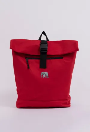 elephant recycled roll-top backpack