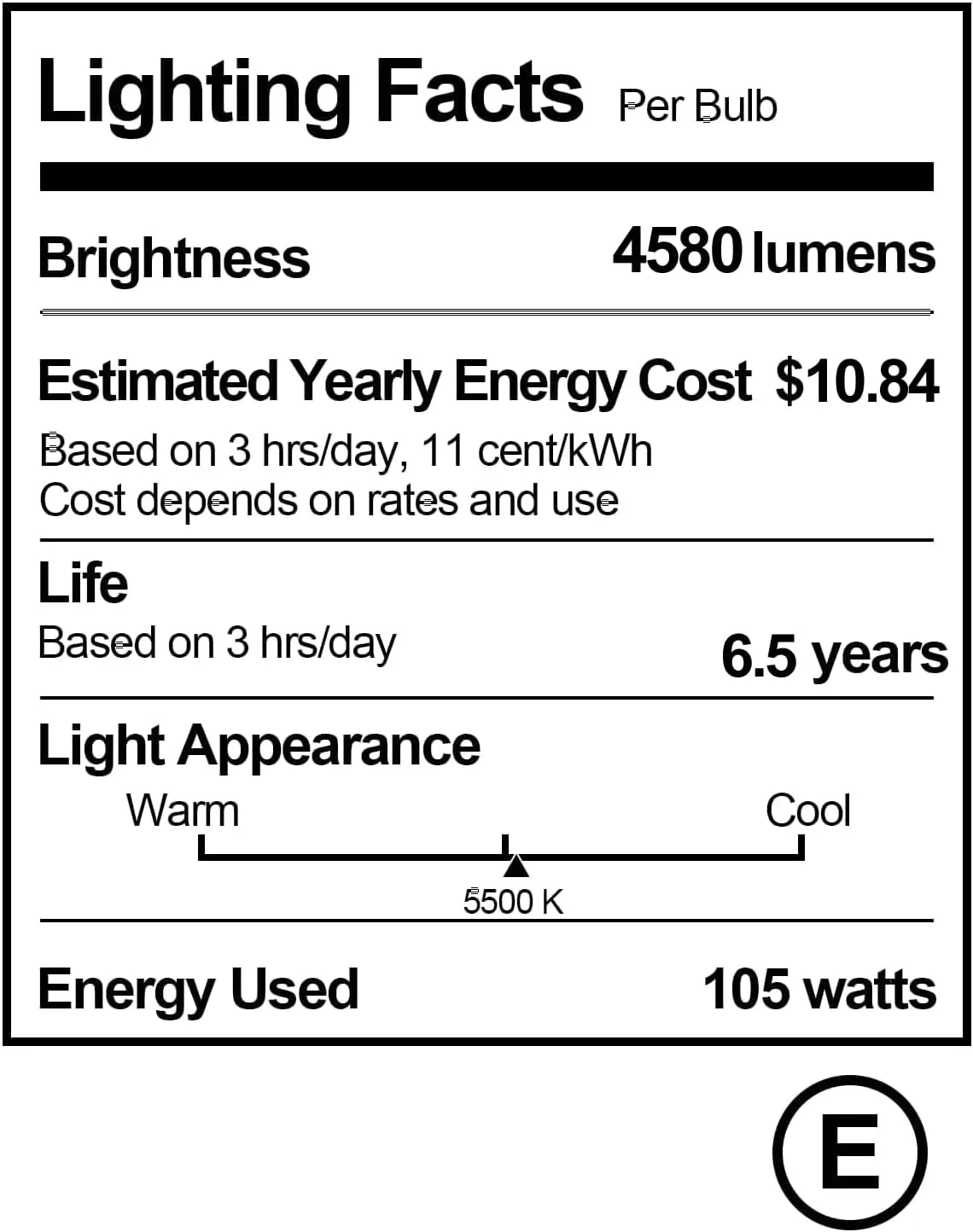 EMART Full Spectrum Light Bulb, 105W Spiral CFL 5500k Daylight for Softbox Lighting Kit, Replacement Lamp for Photography Photo Video Studio, Household Use, Portrait Shooting -4PACK