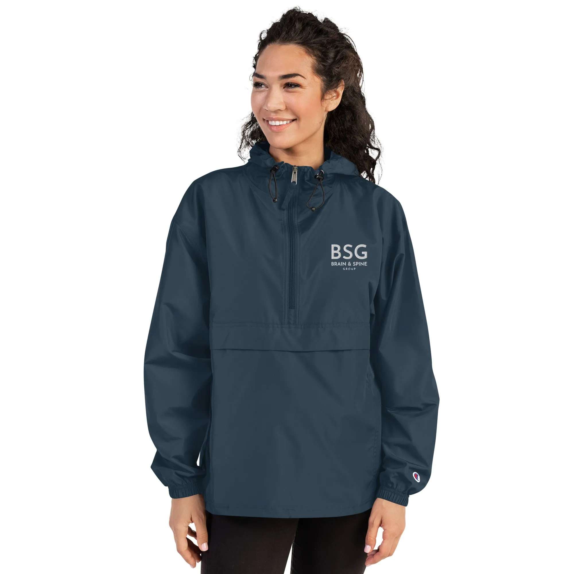 Embroidered Champion Packable Jacket - BSG Modern