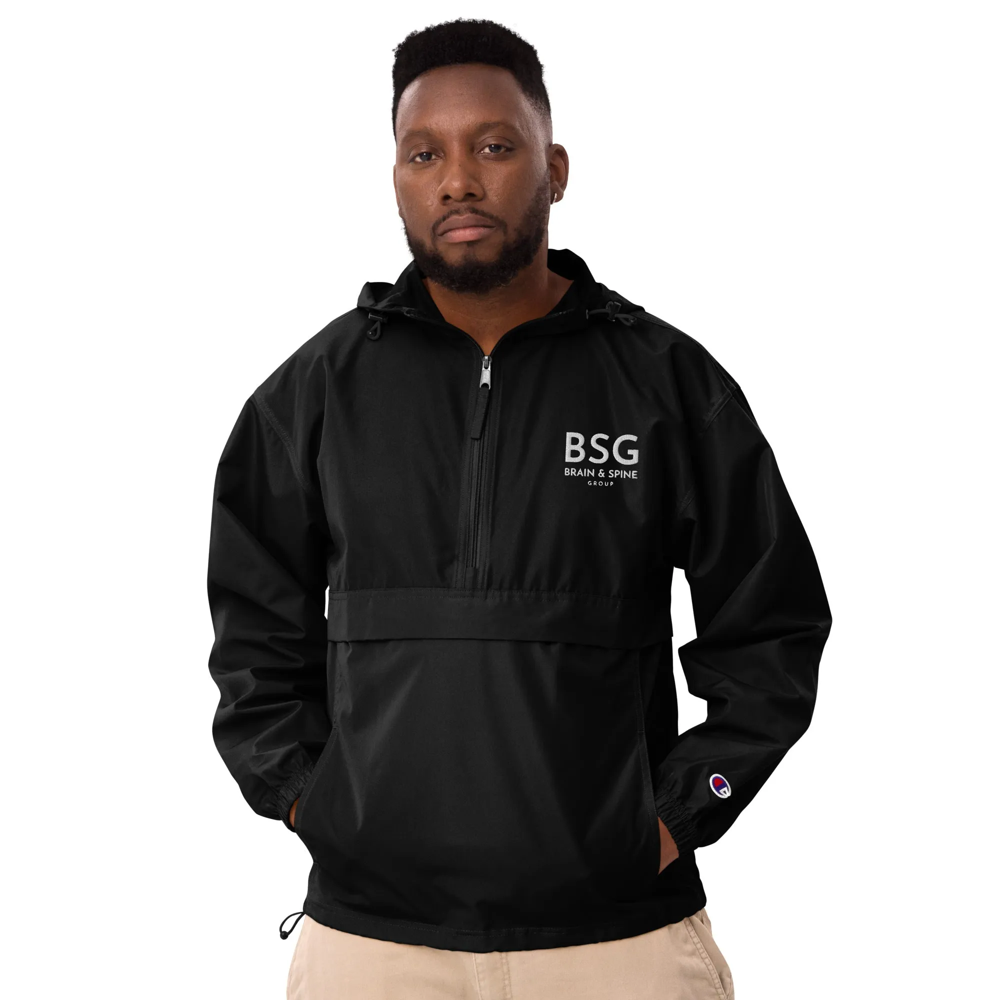 Embroidered Champion Packable Jacket - BSG Modern