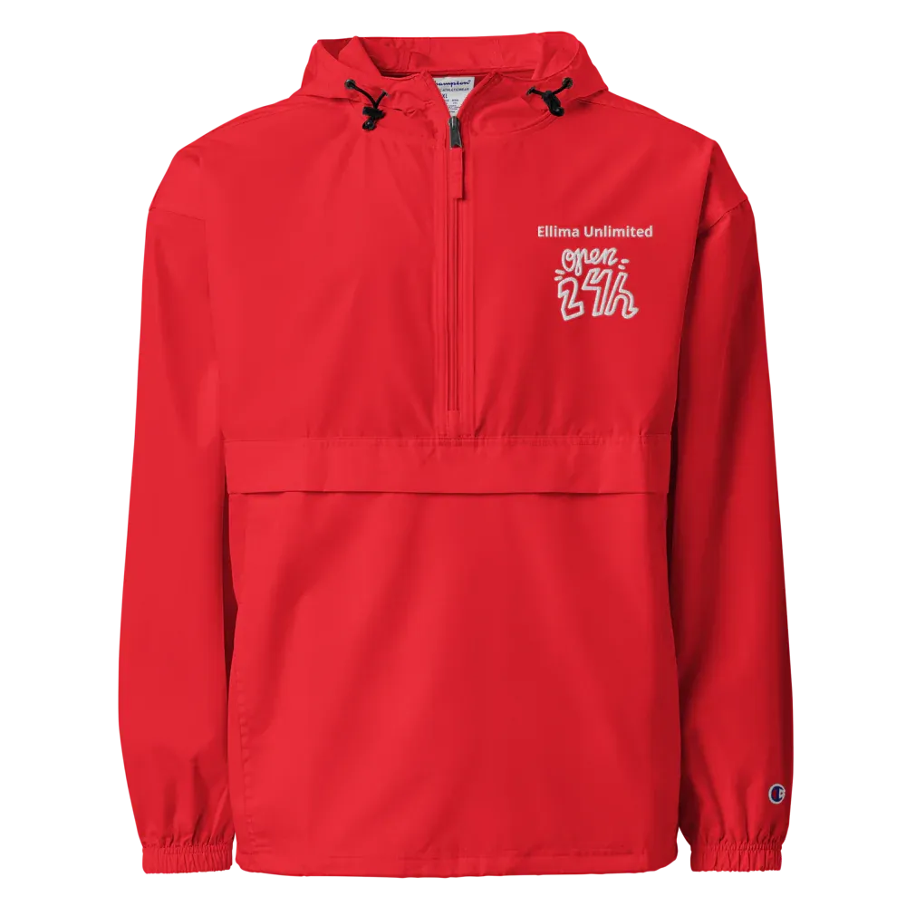 Embroidered Champion Packable Jacket