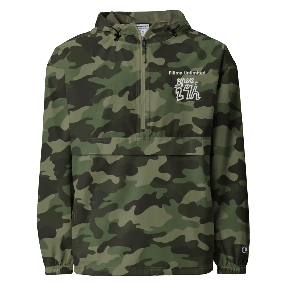 Embroidered Champion Packable Jacket
