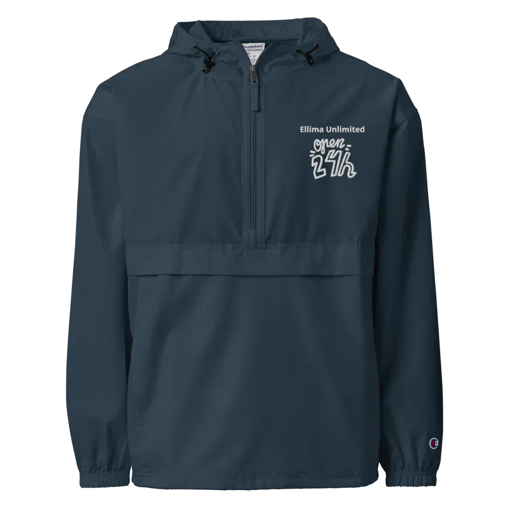 Embroidered Champion Packable Jacket