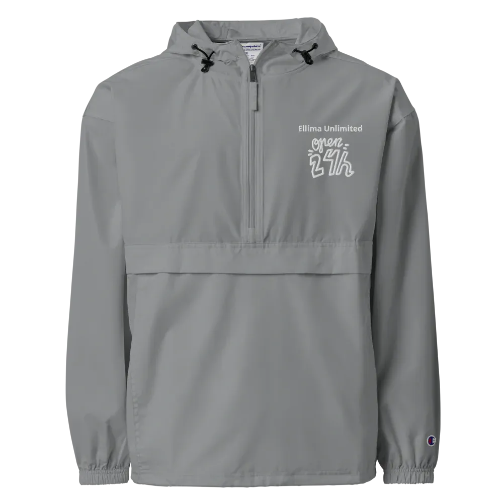 Embroidered Champion Packable Jacket