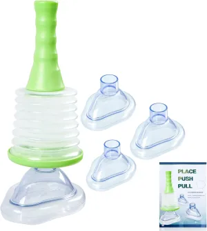 Emergency Airway Suction Device - Portable Anti-Choking Device Kit for Kids and Adults, Travel-Friendly First Aid Device for Children and Adults, Heimlich Device for Home & Travel First Aid Kit