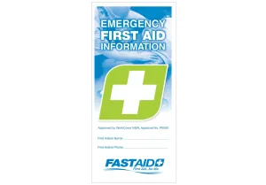 Emergency First Aid Information Booklet