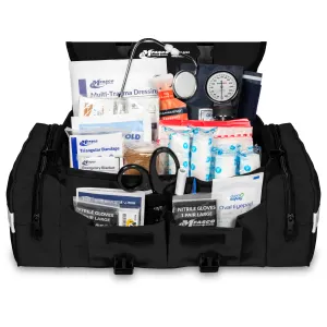 Emergency Response First Aid Kit Black Bag
