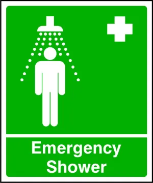 Emergency Shower sign