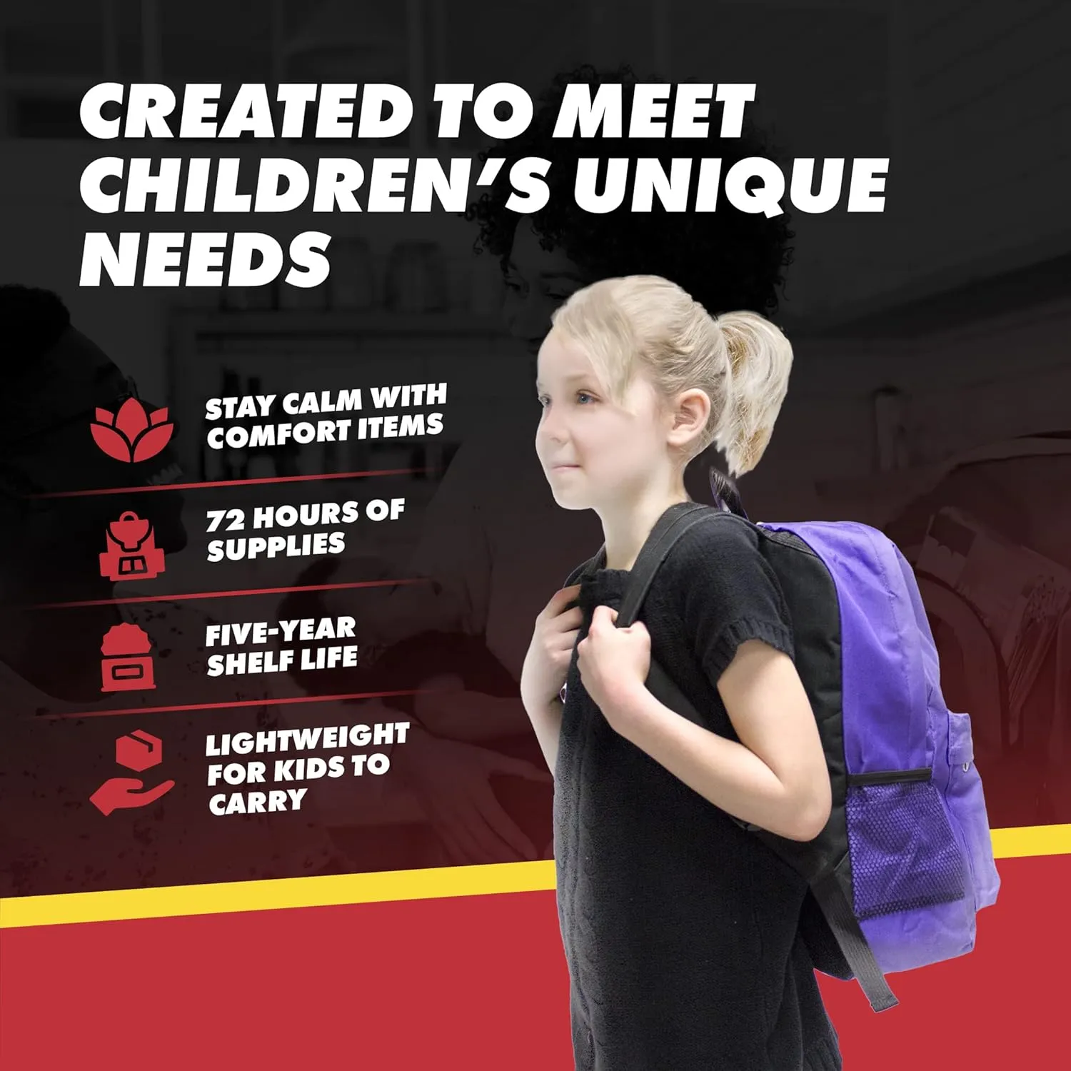 Emergency Zone - Keep-Me-Safe Children's Deluxe 72-Hr Emergency Survival Kit
