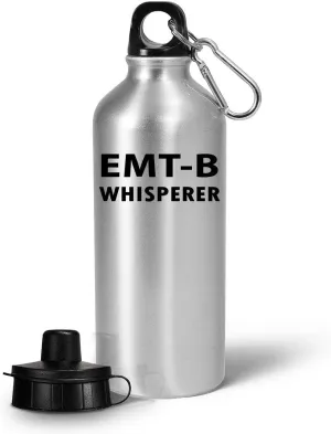 EMT-B Whisperer Water Bottle Tumbler Portable Drinkware - Gifts for Combat Medic Field Medics Funny Cute Gag Military Personnel Army Emergency First Aid Trauma Care Appreciation