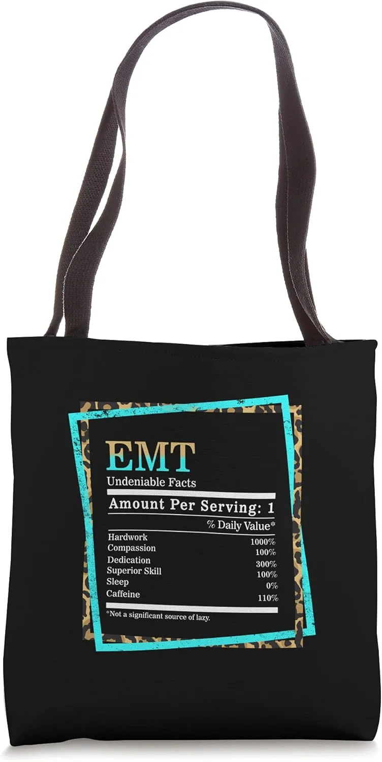 EMT Undeniable Facts Emergency Medical Technician Christmas Tote Bag