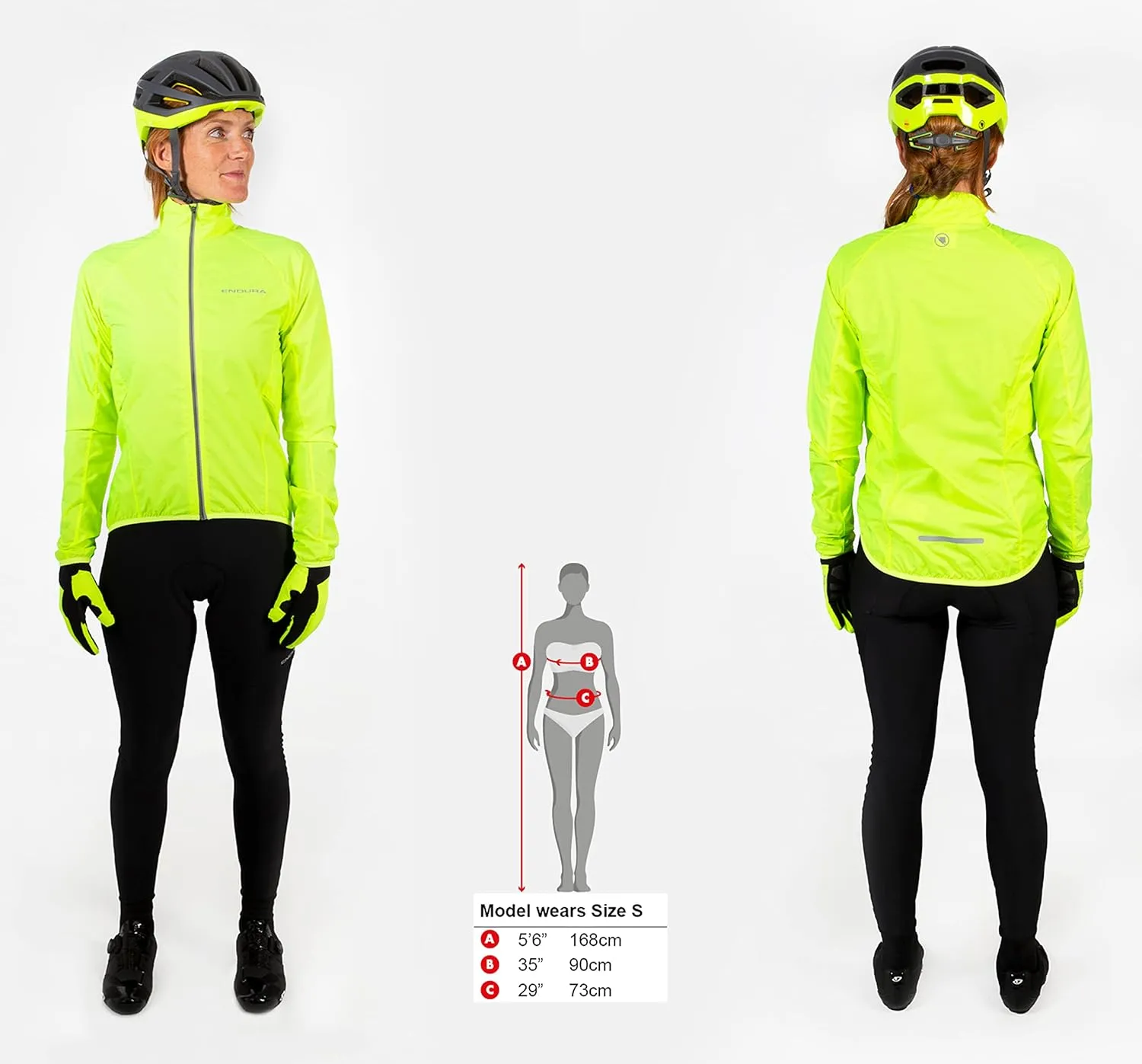 Endura Womens Pakajak Windproof Road Cycling Jacket