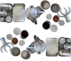 Extra Rare Collectors Camping Coffee Kit,Extra Rare Collectors Camping Coffee Kit, Vintage Nostalgia Espresso Cups, Travel Collectors Camping Coffees Set for Hiking (2SETS)