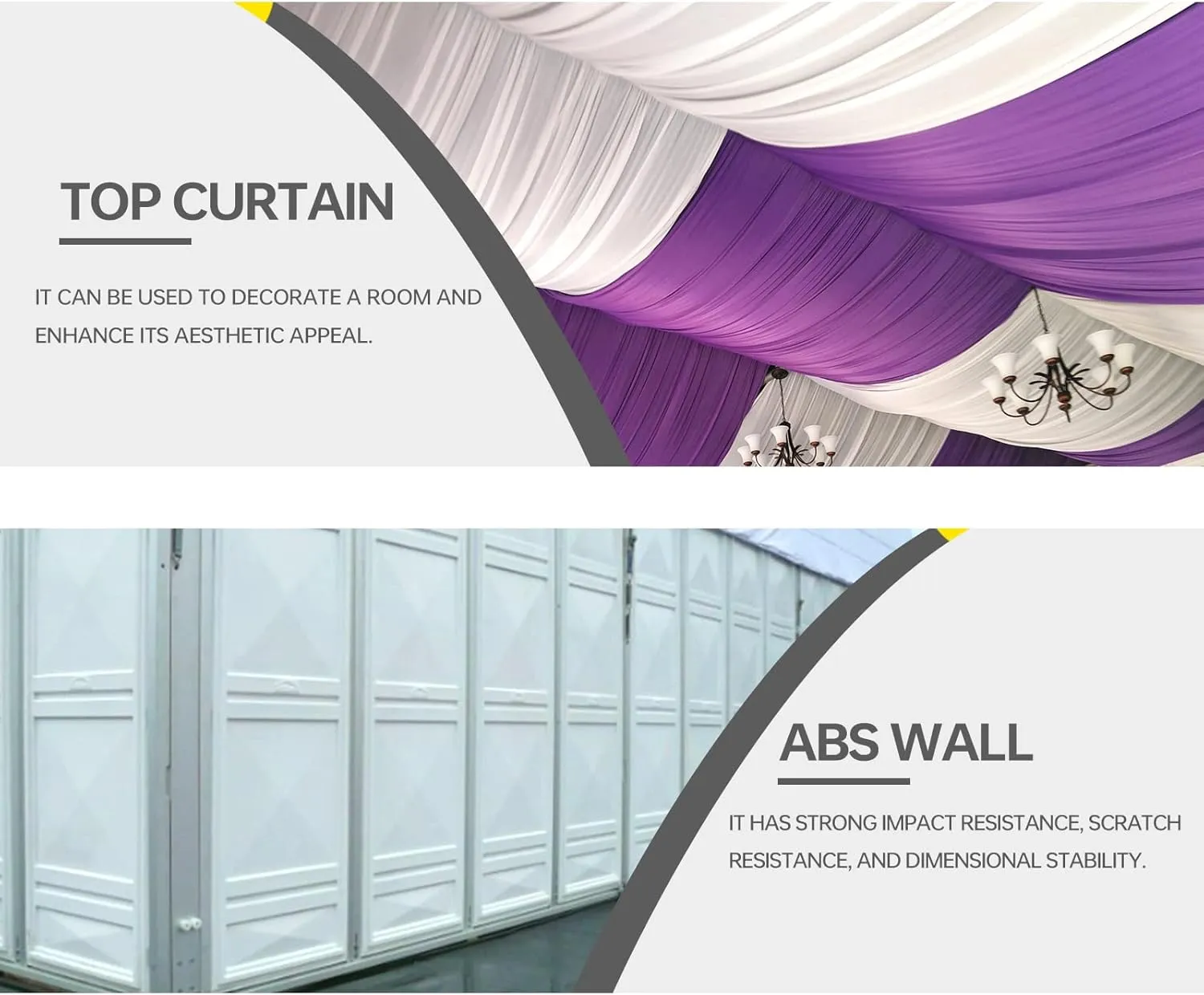 Farfarhome Aluminum Alloy Frame Wedding Marquee Tent