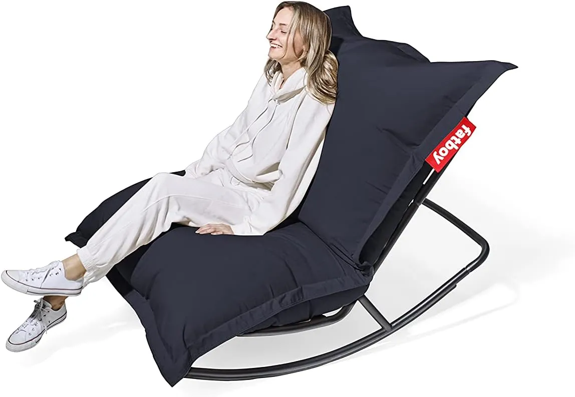 Fatboy Original Outdoor Bean Bag Rocking Chair, Dark Ocean