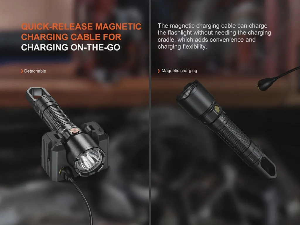 Fenix WF25RM Rechargeable Work Flashlight with Charging Dock