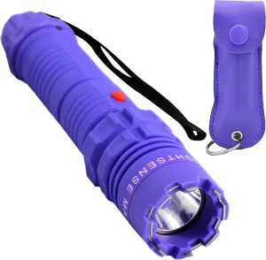 FIGHTSENSE Pepper Spray and LED Flashlight Combo for Women self Defense (Purple)