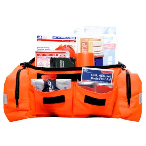 First Aid Bag Kit Large Orange MFA 250 Piece