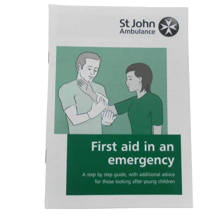 First Aid In An Emergency Booklet -2016- PACK OF 10