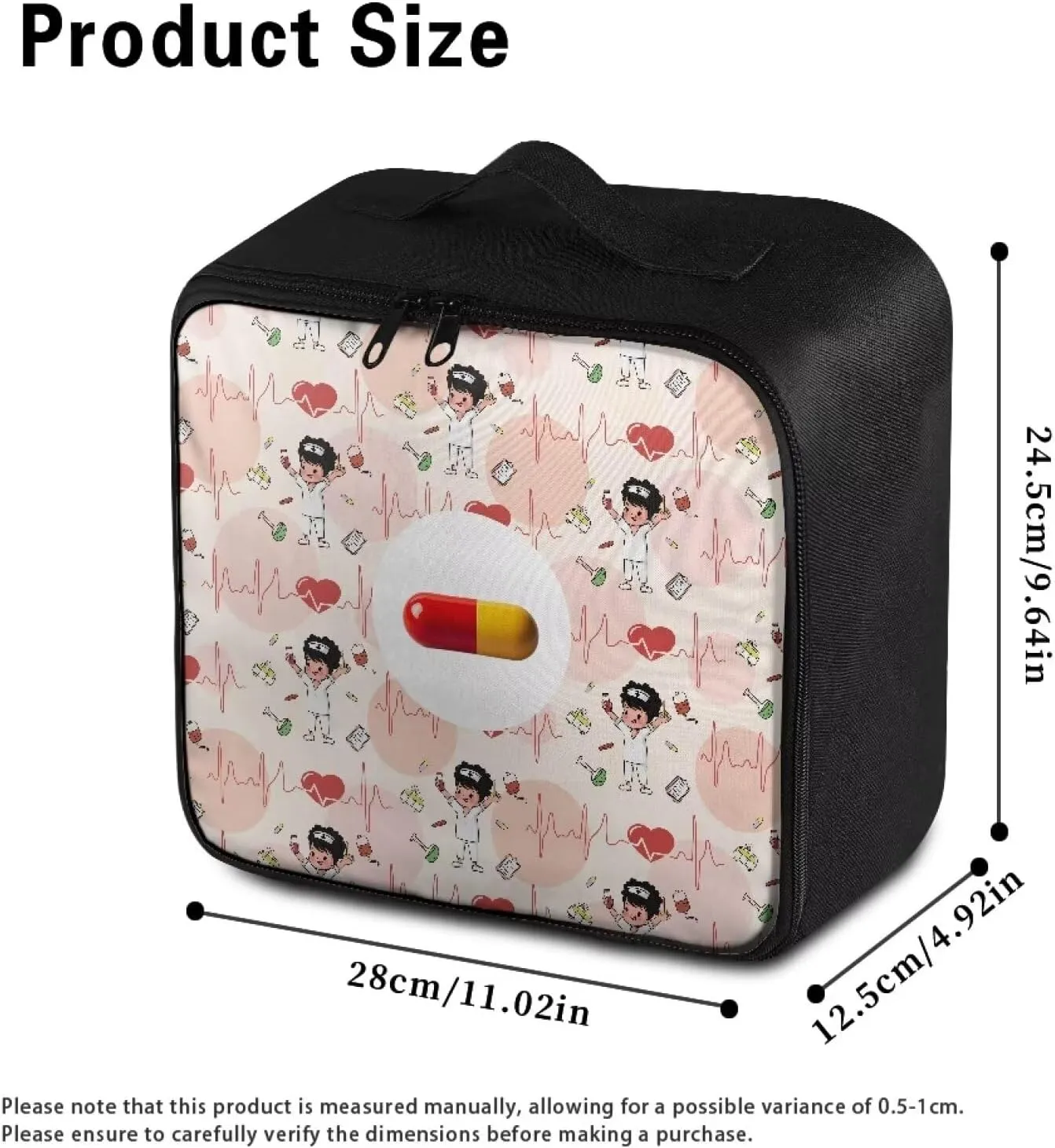 First Aid Kit Bag Empty Medical Kit Medicine Storage Bag Trauma First Aid Bag Medkit，Idea for Travel Sports Hiking Camping Hunting Emergency Survival (Bag Only)