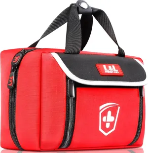 First Aid Kit for Car, 350 Piece Survival Gear and Supplies for Car Home Travel Hiking, First Aid Kit Survival Kit, Waterproof Emergency Kit for Office, Camping, Sports, Outdoor Adventure, School