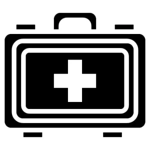 First Aid Kit Glyph Icon