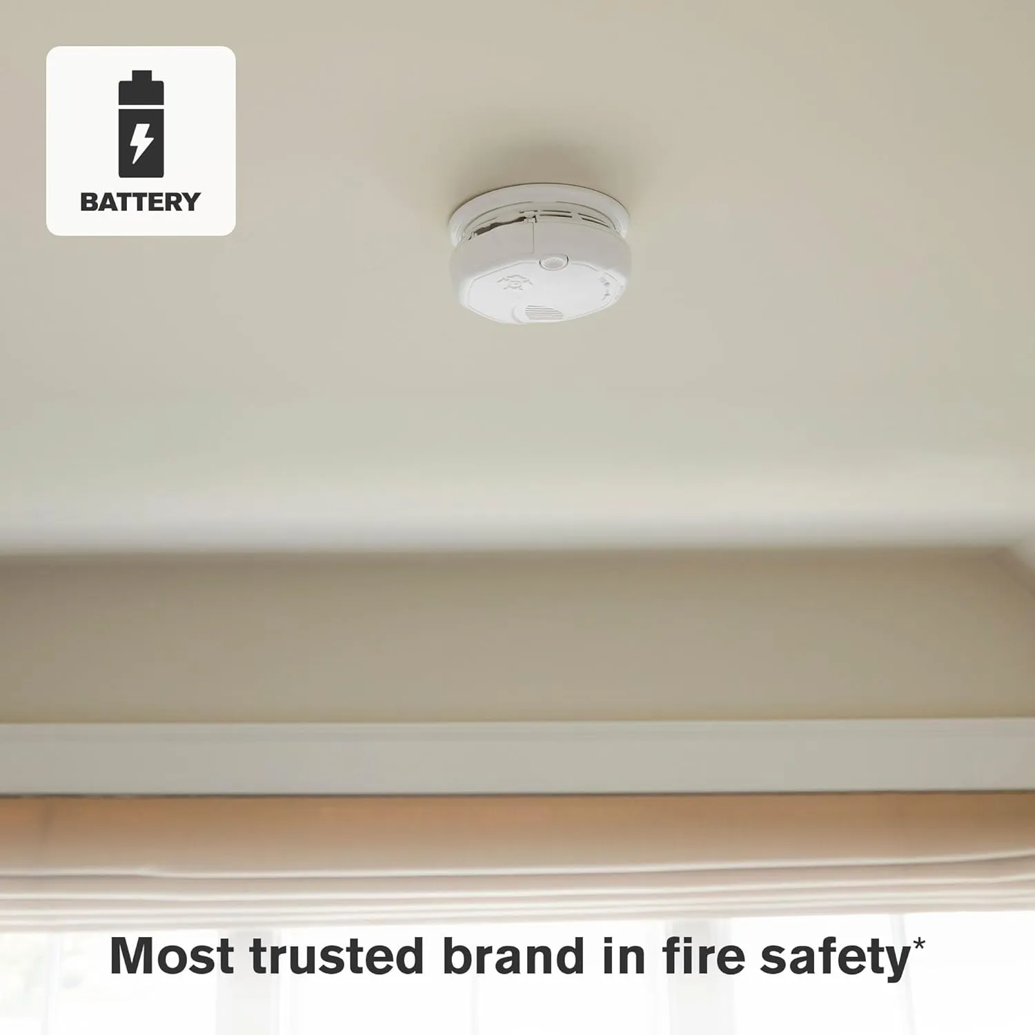 First Alert SMCO500V, Interconnect Battery-Operated Combination Smoke & Carbon Monoxide Alarm with Voice Alerts, 1-Pack