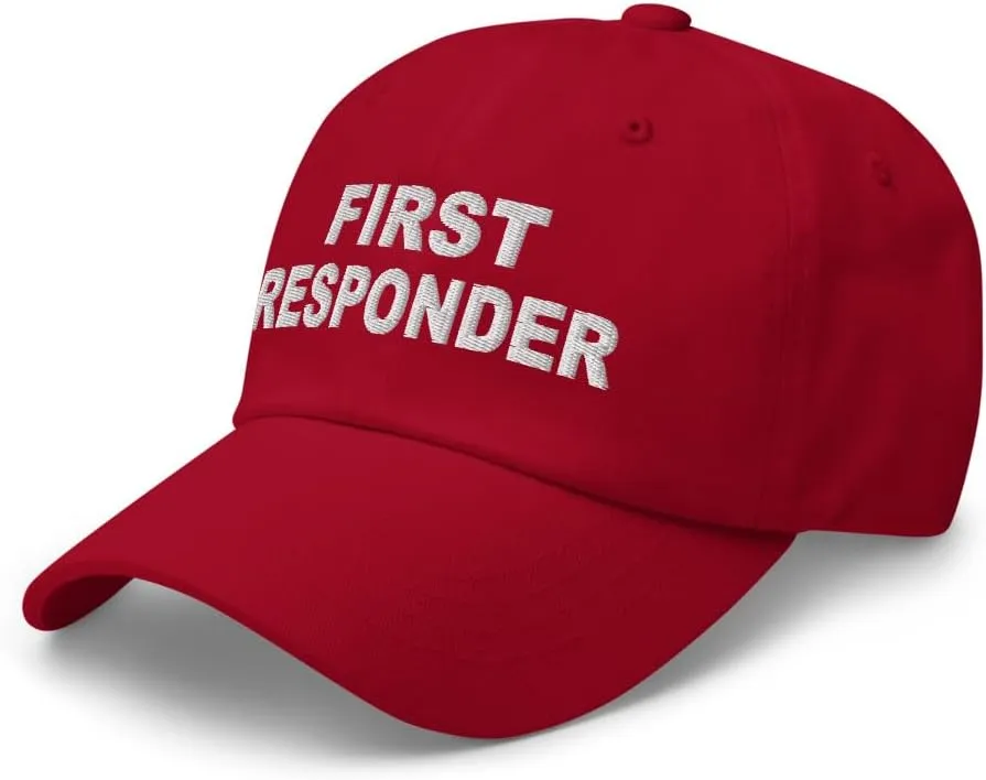First Responder Baseball Cap EMS Emergency EFR Fire
