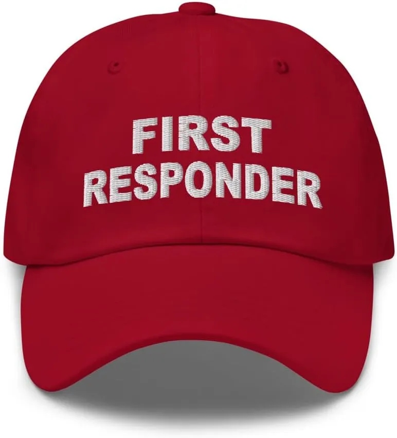 First Responder Baseball Cap EMS Emergency EFR Fire