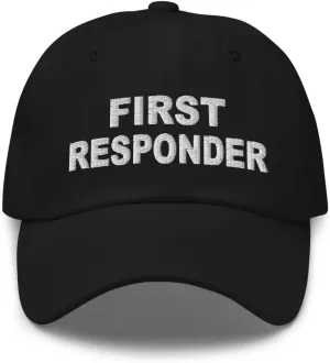 First Responder Baseball Cap EMS Emergency EFR Fire