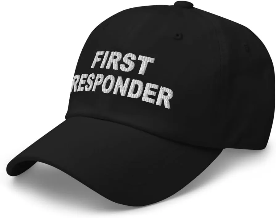 First Responder Baseball Cap EMS Emergency EFR Fire