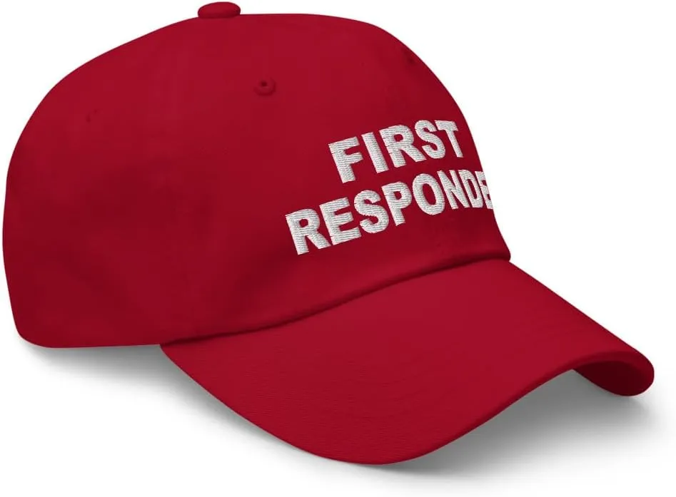 First Responder Baseball Cap EMS Emergency EFR Fire