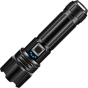 Flashlights High Lumens, 1476A Rechargeable Flashlights Led 20000 Lumen, XHP70.2 Super Bright Flash Light, High Powered Handheld Flashlights for Emergency Camping Gift, IP67 Waterproof, Zoomable
